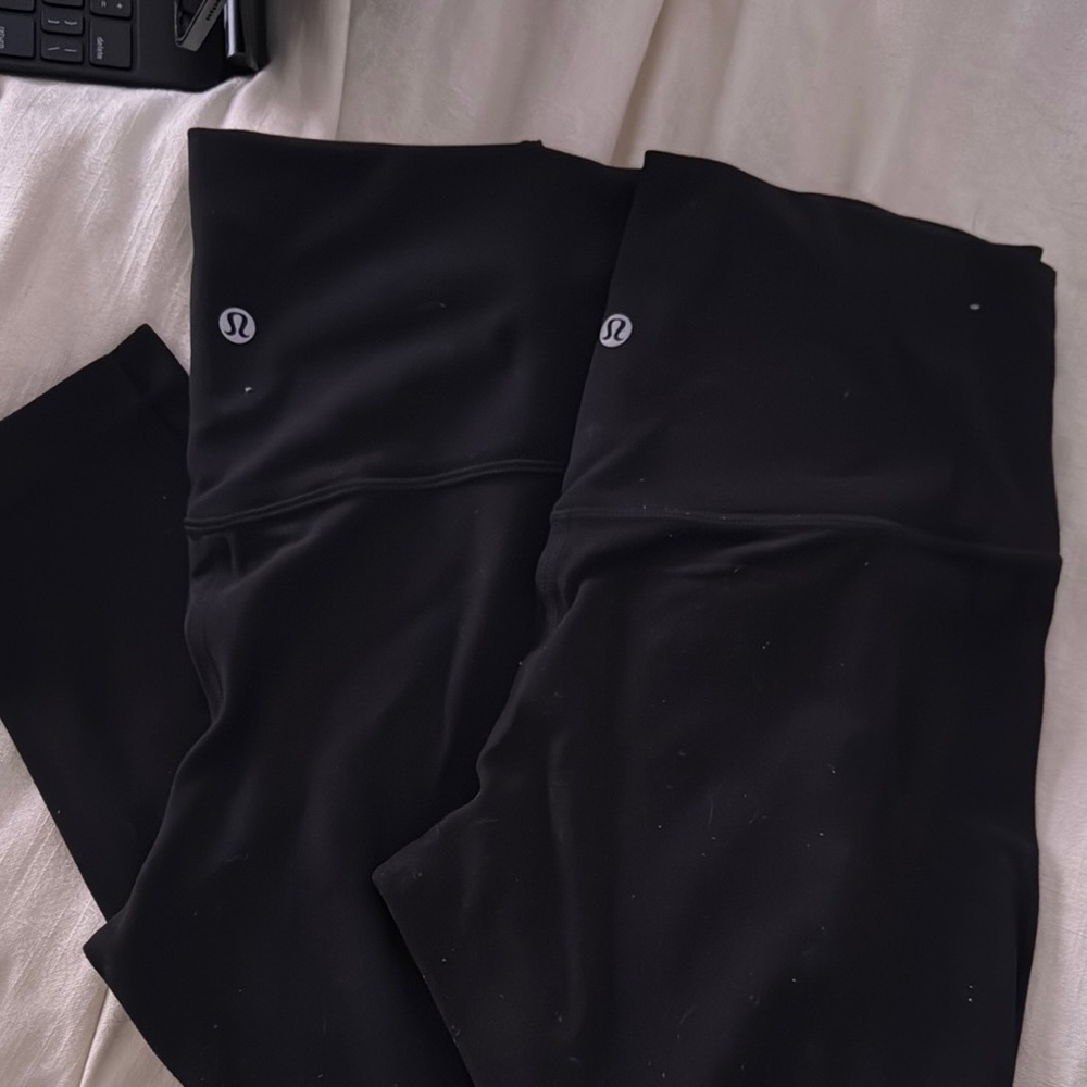 2 lululemon athletica Black Leggings